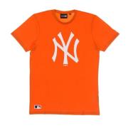 Yankees Logo Tee Sikkerhedsorange/Hvid