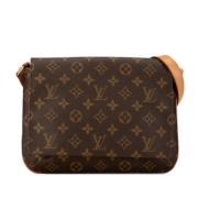 Pre-owned Canvas louis-vuitton-tasker