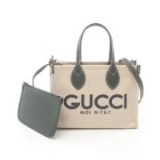 Pre-owned Canvas gucci-tasker