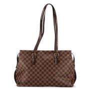 Pre-owned Canvas louis-vuitton-tasker