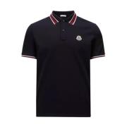 Kontrast Krave Trim Polo Navy