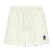 Shorts med logo patch