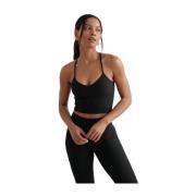 Sort Ribbet Performance Bralette