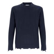 Crewneck Sweater Med Uldbrud