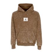 Lys Olivengrøn Statement Vask Fleece Hoodie