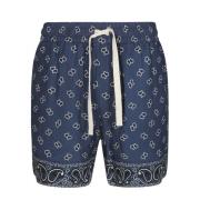 Elegant Paisley Shorts til stranden