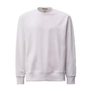 Hvid Metropolis Crew Neck Logo Sweatshirt