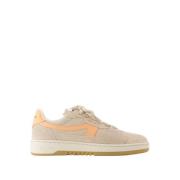 Beige/Orange Læder Sneakers - Dice A