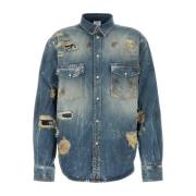 Stilfuld Denim Skjorte