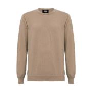 Uld og Cashmere Ribstrikket Sweater