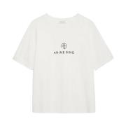 Monogram Ivory Tee med Raglanærmer