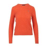 Koralfarvet Sweater Juliana Pullover