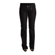 Elegant Skinny Jeans i Sort Denim