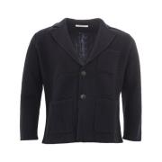 Elegant Bl Wool Jacket for Mnd