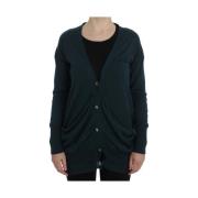 Grøn Cardigan Sweater