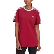 Essentials 3-Stripes Rød Damer T-shirt