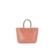 Sherbert Jacquard Logo Tote Håndtaske