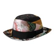 Multifarvet Patchwork Fedora Bredskygget Hat