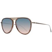 Brun Herre Aviator Solbriller