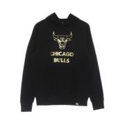 Chicago Bulls Letvægts hættetrøje Sort/Guld