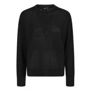 Afslappet Strik Pullover Sweater