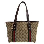 Pre-owned Canvas gucci-tasker