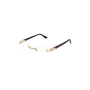 Guld Acetat Briller - Mod. CT0318