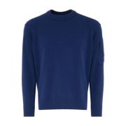 Lambswool Crew Neck Strik Sweater