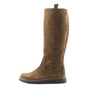 Liv Boot Suede - Oliv