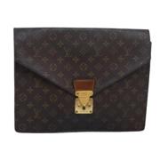 Pre-owned Canvas louis-vuitton-tasker