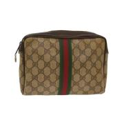 Pre-owned Canvas gucci-tasker