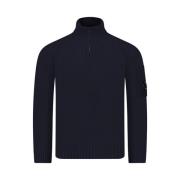 Half Zip Strik i Navy