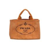 Pre-owned Canvas prada-tasker