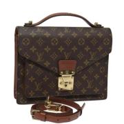 Pre-owned Canvas louis-vuitton-tasker