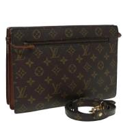 Pre-owned Canvas louis-vuitton-tasker