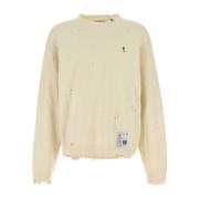 Blød Cream Bomuld Sweater