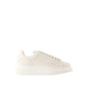 Hvide Læder Oversized Sneakers