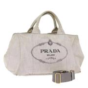 Pre-owned Canvas prada-tasker