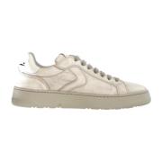 Beige Læder/tekstil Sneakers