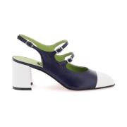 Lakeret læder Slingback Mary Jane