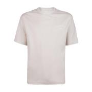 Bomuld Jersey Rund Hals T-Shirt