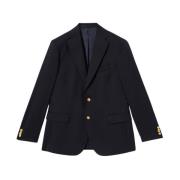 Guld Knapper Virgin Uld Blazer