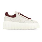 Striber Sneakers Elfenben Sporty Alsidige Linjer