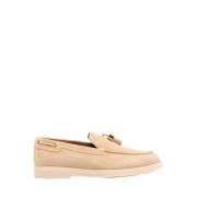 Beige Ballerina Elegant Stil