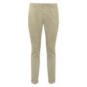 Beige Bomuld Stretch Slim Fit Bukser