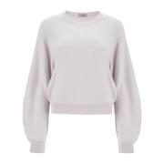 Uld Cashmere Bland Crew Neck Pullover