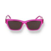 Genbrugs Acetat Pink Cat Eye Solbriller