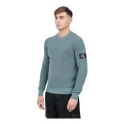 Grøn Crew Neck Sweater