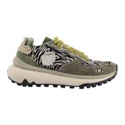 Zebra Print Afslappede Sneakers