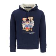 Broderet Polo Bear Fleece Sweatshirt